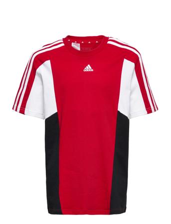 U 3S Cb Tee T-shirts Short-sleeved Rød Adidas Sportswear*Betinget Tilbud