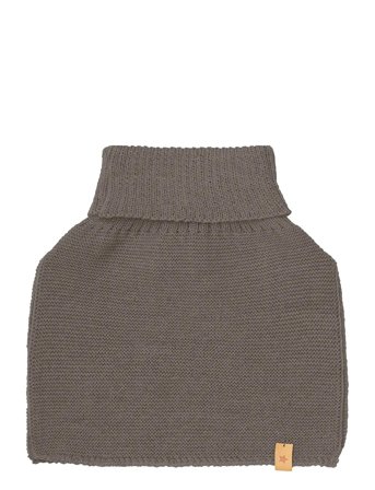 Huttelihut Neck Warmer Wool Knit - Brown - 110N