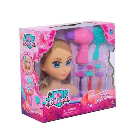 Little Bebops stylinghode - lekesett med hår og tilbehør