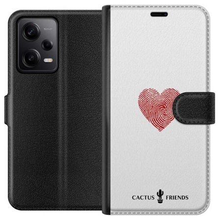 Yhteensopiva Lompakkokotelo Xiaomi Xiaomi Redmi Note 12 Pro Cactus and Friends - Fingerprint Love