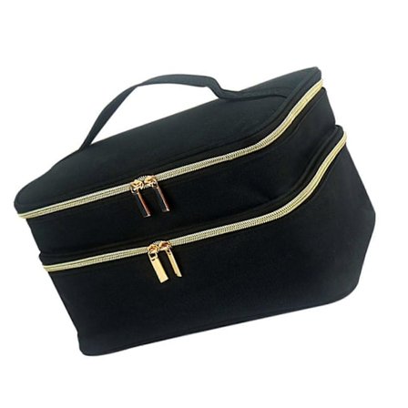 [LLC] Tukeva ja kestävä kaksikerroksinen ompelutarvikejärjestäjä useilla lokeroilla askartelutarvikkeille