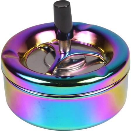Regnbue design drejeaskebakke - Multifarvet - Diameter: 11cm