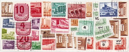 Ungarn - 50 forskellige frimærker