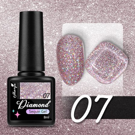 XEIJAYI Rosa Kattöga Gel Nagellack Keramisk Magnetisk Gel UV Semi-permanent Emaljer Lack Nagelmaterial För Professionella Gel