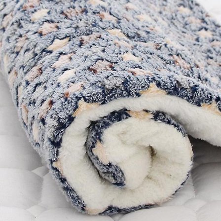 Puppy Pet Blanket Cat Dog Bed Mattress Kennel Cosy Soft Warm Crate Mat