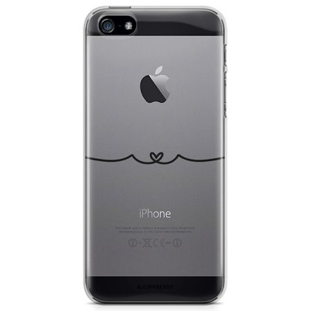 Bjornberry iPhone 5/5S/SE TPU Skal - Heart