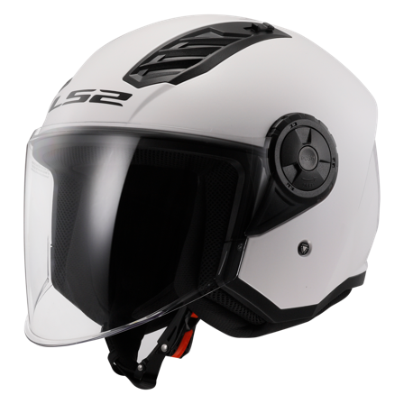 LS2 OF616 Airflow II Open Helmet Glossy White S
