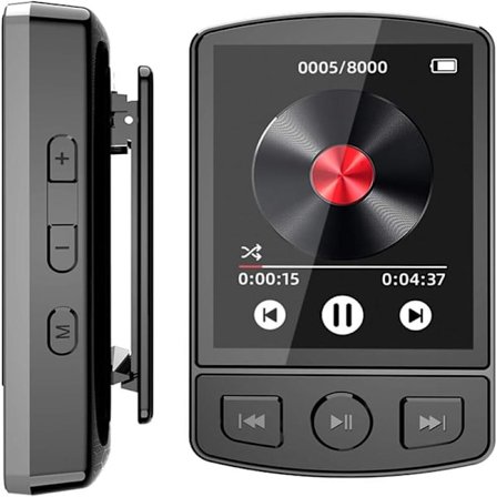 MP3-afspiller med BT5.0 Digital Skærm med Højttaler Bærbar