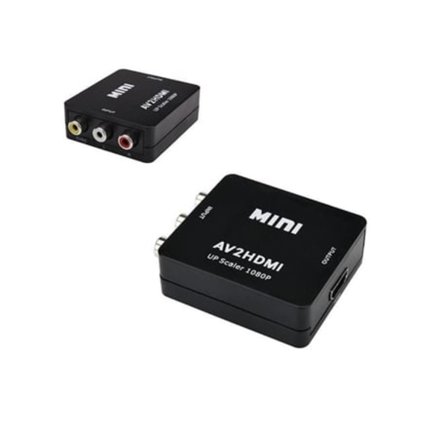 Mini RCA AV til HDMI Konverter Adapter Komposit AV2HDMI Konverter 1080P HDTV DVD Dream260783