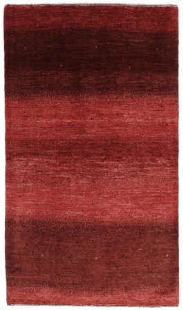 Anudada A Mano Loribaft Fine Persia Alfombra 80X140 Persa De Lana Rojo Oscuro/Negro Pequeño