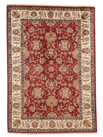 Anudada A Mano Ziegler Fine Alfombra 176X255 De Lana Marrón/Rojo Oscuro