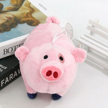 Leken gris utstoppet dukke Plysj Piggy Toy Plysjpute Bomull Pink