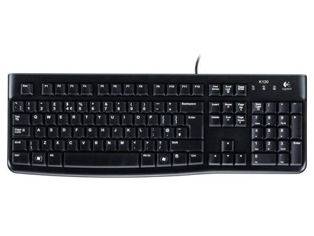 Logitech Keyboard K120 for Business USB, Nordic, Vannavstøtende - OEM