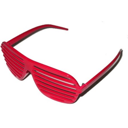 Shutter Shades Klassisk rød