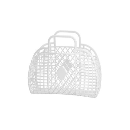 Ontto kori Muovinen säilytyskori VALKOINEN