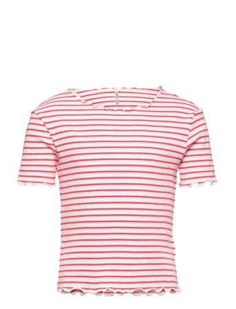 Koggila S/S Rib Top Jrs Patterned Kids Only