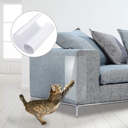 4 stk Anti-Katt-Rippe Møbelbeskytter Stopp Katt Rippe Tepper Sofa Hjørne 15*40cm