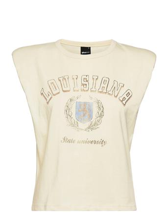 Fran Tank Cream Gina Tricot