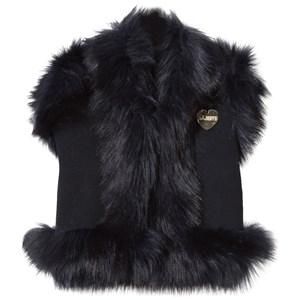 Bandits Girl Navy Faux Fur Vest L (8-9 years) - Coats and jackets - L (8-9 years) - Beige