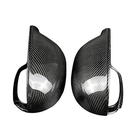 2 stk. Carbon Fiber Style Abs Side Rear View Speil Cover Erstatning til Golf 5 Mk5 2003-2009