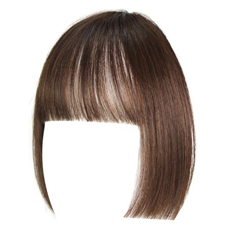 Falske pannelugg-topper, hårforlengelser, tupé for å dekke hvitt hårtap, daglig bruk