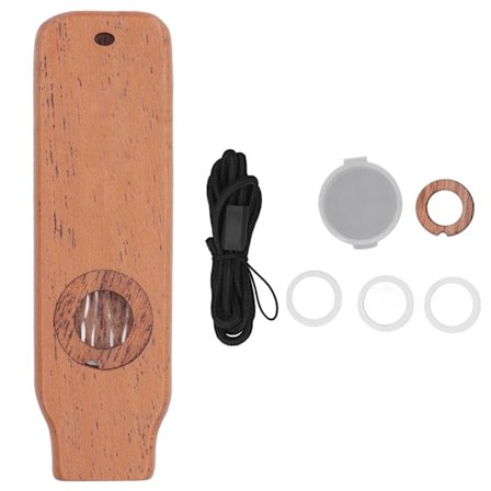 Kazoos Fløjte Kompakt Bærbar Mahogni Professionel Kazoo til Børn Begynder Voksen Type 3