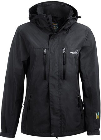 Arrak Outdoor Arrak Rain Jacket naisten sade- ja kuoritakki, musta