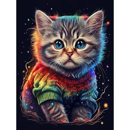 5D dekoration af stue med diamantmaleri (30*40cm) 66