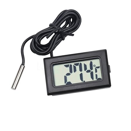 Mini Temperatur Sensor LCD Bil Digitalt Termometer Hygrometer Temperatur Innendørs Utendørs Fuktighetsmåler Instrumenter