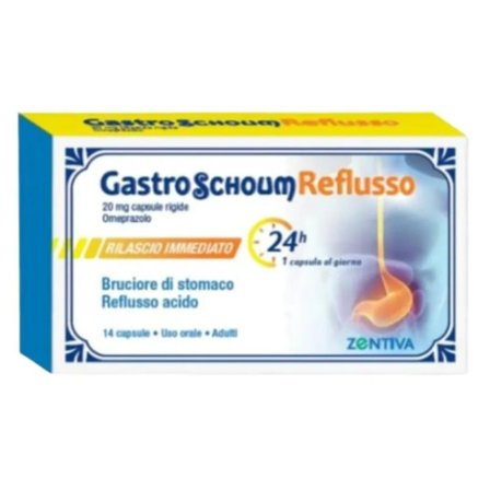 Gastroschoum Reflusso 20 mg Capsule Rigide 14 Capsule in Blister