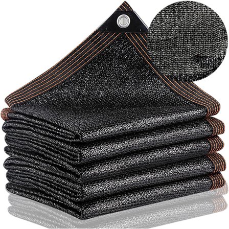 Skyggenet, 3x4m Solbeskyttelsesnet 95% UV-skyggenet, vindtæt drivhusskyggenet til plantedække/drivhus/have/pergola/terrasseplæne/kæledyr