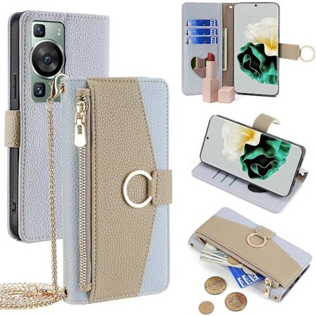 Plånboksfodral - Xiaomi 15T Pro 5G - PU-läder - Axelrem - Rosa