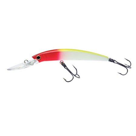 Yo-zuri fiskedrag - R1301-CR - Kristall Minnow Deep Diver Guld Gul Flytande Drag, 5 1/10,2 cm, Clown