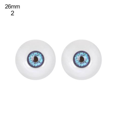 1 Par Glass Eyes Eyeball 26mm2 2