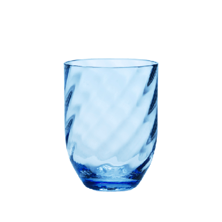 In Flore Karin Dricksglas, 2 pack Glas Blå