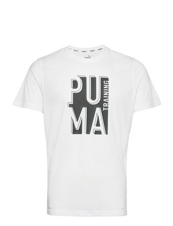 Performance Puma Training Ss Tee T-shirts Short-sleeved Vit PUMA