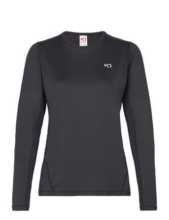 Nora 2.0 Long Sleeve Sport T-shirts & Tops Long-sleeved Black Kari Traa