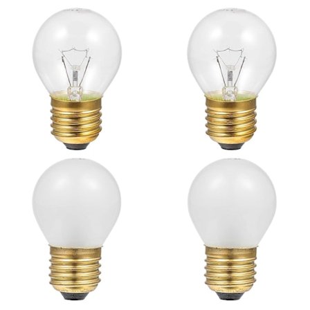 4 stk E27 Sokkel Ovn Pære Høytemperaturbestandig Wolfram 40W Lyspære DB