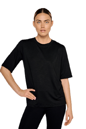 Residus Bottas Tee - Black T-shirts & toppar Dam Svart S