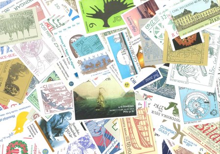 Sverige - 105 forskellige luksusstemplede hæfter