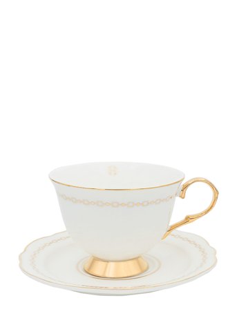 Hilke Collection Cup With Saucer - Anima Bianco - White - 22 CL