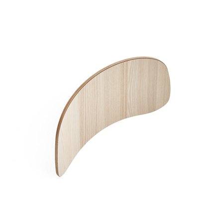 Rückenlehne für Klassenzimmerstuhl YNGVE, Kufengestell, Esche, Größe 2-3