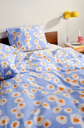 Jotex - Dynetrekk Økologisk Blå - OVO - Kjøp Sengesett hos Jotex