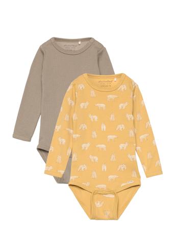 Body Ls 2-Pack Patterned Minymo