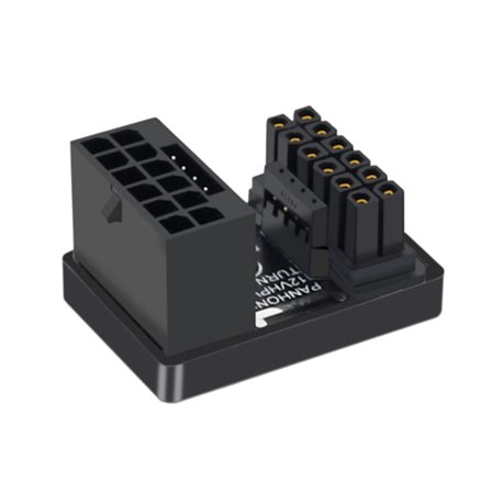 Grafikkort GPU Strømforsyningsadapter 180 Graders U-drejningsstik 12+4P 16P til 16P til Desktop Chassis Kortkabel PH316