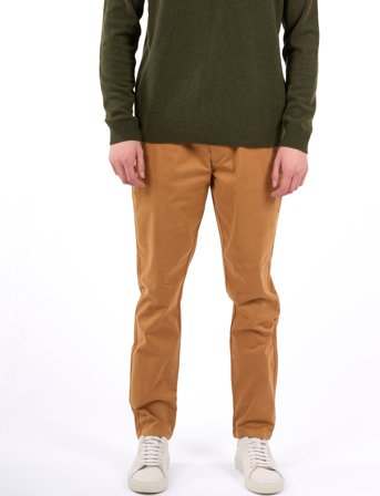 Knowledge Cotton Apparel Luca Slim Twill Chino Pants - Gots/ - Brown - 28 x 34