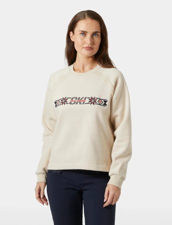 Helly Hansen W Bliss Sweatshirt - Cream - XS
