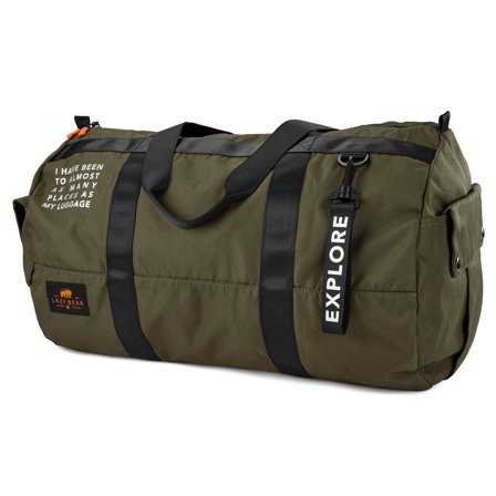 Zielona składana torba sportowa Lealand dla mężczyzn - Torby na siłownię