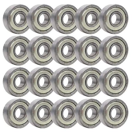 20-pakning, 608z hjullager for alle produkter som bruker rulleskøytehjul, lagersteål