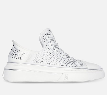 Skechers, Snoop Dogg: Slip-ins: Snoop One - Rhine-Stoned, 39, Hvid, Dame